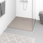 Vidaxl - receveur de douche smc marron 90x80 cm
