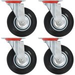 Vidaxl - roulettes pivotantes 4 pcs 125 mm