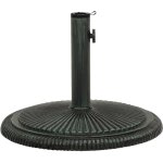 Socle de parasol vert 45x45x30 cm fonte vidaxl Socle de parasol vert 45x45x30 cm fonte vidaxl