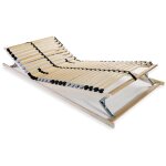 Vidaxl - sommier  lattes sans matelas avec 28 lattes 7 zones 70x200 cm