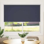 Store enrouleur occultant 160 x 175 cm bleu