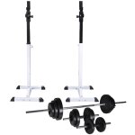 Vidaxl - support d'haltres avec jeu d'haltres et de poids 30, 5 kg