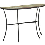 Table d'appoint 110x40x77 cm bois de récupération massif vidaxl Table d'appoint 110x40x77 cm bois de récupération massif vidaxl