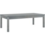 Vidaxl - table basse 100x50x33 cm gris bois d'acacia solide