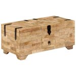 Vidaxl - table basse bois de manguier massif 80x40x35 cm