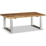Table basse bois de rcupration massif 100x60x38 cm vidaxl