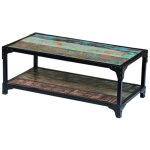 Table basse bois de récupération massif vidaxl Table basse bois de récupération massif vidaxl