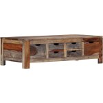 Vidaxl - table basse gris 100x50x30 cm bois massif Vidaxl - table basse gris 100x50x30 cm bois massif