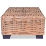 Table basse rotin naturel 45x45x30 cm vidaxl
