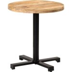 Vidaxl - table de bistro ronde �70x75 cm bois de manguier brut