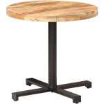 Vidaxl - table de bistro ronde �80x75 cm bois de manguier brut