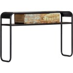 Table console 118 x 30 x 75 cm bois de r�cup�ration massif vidaxl