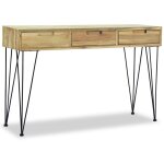 Table console 120x35x76 cm teck massif - vidaxl