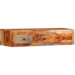Table console murale 100x25x20 cm bois massif vidaxl