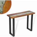 Table console teck 100 x 35 x 75 cm vidaxl