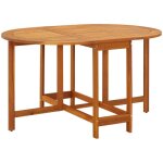 Vidaxl - table de jardin 130x90x72 cm bois d'acacia massif