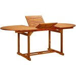 Vidaxl - table de jardin 200x100x75 cm bois d'acacia massif