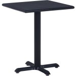 Vidaxl - table de jardin noir avec un design moderne avec un sol carr� diff�rentes tailles taille : 60 ...