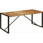 Vidaxl - table � manger 180x90x75 cm bois de manguier massif
