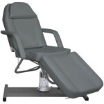 Vidaxl table de massage gris 180x62x(87 - 112) cm