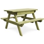 Vidaxl - table de pique - nique pour enfants avec bancs pinède imprégnée Vidaxl - table de pique - nique pour enfants avec bancs pinède imprégnée
