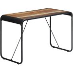 Vidaxl - table de salle � manger 118x60x76cm bois de r�cup�ration massif