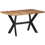 Vidaxl - table de salle � manger 140x70x75 cm bois avec finition miel