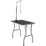 Table de toilettage ajustable pour chiens chats 1 potence