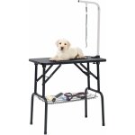 Table de toilettage réglable de chiens avec 1 boucle et panier Table de toilettage réglable de chiens avec 1 boucle et panier
