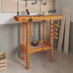 Vidaxl - tabli avec �taux 92x48x83 cm bois massif d'acacia