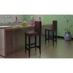Vidaxl - tabourets de bar lot de 4 marron fonc� similicuir