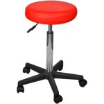 Tabouret de bureau rouge vidaxl