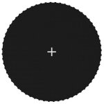 Tapis de saut tissu noir pour trampoline rond de 3, 66 m vidaxl