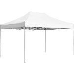 Vidaxl - tente de rception pliable aluminium 4, 5x3 m blanc