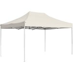 Vidaxl - tente de rception pliable aluminium 4, 5x3 m crme