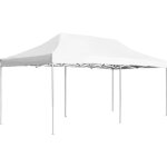 Tente de r�ception pliable aluminium 6 x 3 m blanc