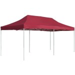 Vidaxl - tente de rception pliable aluminium 6x3 m bordeaux