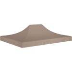 Toit de tente de r�ception 4x3 m taupe 270 g / m�