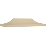 Toit de tente de r�ception 6x3 m beige 270 g / m�