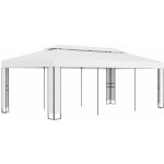 Vidaxl - tonnelle avec toit double 3x6 m blanc Vidaxl - tonnelle avec toit double 3x6 m blanc