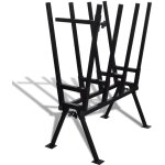 Tréteau enduit de poudre noir pour travail en bois Tréteau enduit de poudre noir pour travail en bois