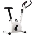 Vidaxl - vélo d'appartement avec résistance à courroie blanc Vidaxl - vélo d'appartement avec résistance à courroie blanc