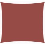 Voile de parasol tissu oxford carré 3x3 m terre cuite Voile de parasol tissu oxford carré 3x3 m terre cuite
