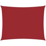 Vidaxl - voile de parasol tissu oxford rectangulaire 6x8 m rouge