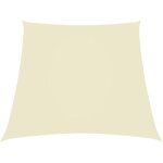 Voile de parasol tissu oxford trapze 2 / 4x3 m crme