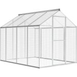 Vidaxl - voli�re d'ext�rieur aluminium 178 x 242 x 192 cm