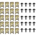Vides crois�es de protection de pare - chocs de vis de fixation d'�crou de moteur de ch�ssis de voiture ...