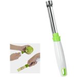 Vide - pomme metaltex mrs apple blanc / vert / acier inoxydable