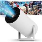 Videoprojecteur avec android 11 mini projecteur wifi 6 bluetooth retroprojecteur 4k 120 ansi lumens projecteur ...