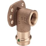 Viega - disque mural sanpress 107345 15 mm x rp 2000 / 2, bronze � canon ou bronze au silicium, sc - ...